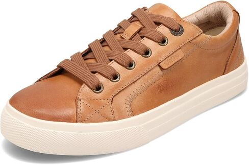 تاوس حذاء رياضي سول لوكس للنساء من بليم - حذاء جلد فاخر برباط مع منحنيات ووسادة قدم قابلة للازالة مع دعم قوس القدم لراحة واناقة طوال اليوم in Kuwait