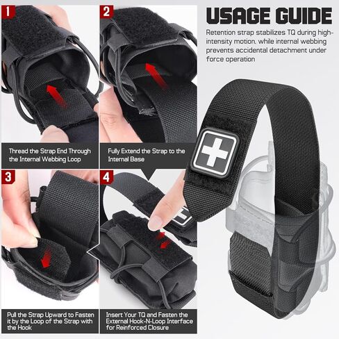 WYNEX MOLLE Tourniquet Holder, Tourniquet Pouch Holster for Duty Belt in Saudi Arabia