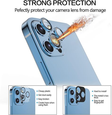 YWXTW 2 Pack Matte Screen Protector for iPhone 16 Pro Max 6.9 Inch + 1 Set Camera Lens Protector, Anti Glare Anti Fingerprint 16 Pro Max Glass Screen Protector, Bubble Free, Smooth as Silk in Kuwait