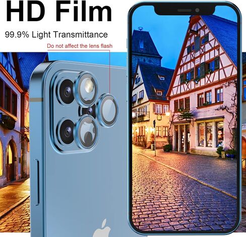 YWXTW 2 Pack Matte Screen Protector for iPhone 16 Pro Max 6.9 Inch + 1 Set Camera Lens Protector, Anti Glare Anti Fingerprint 16 Pro Max Glass Screen Protector, Bubble Free, Smooth as Silk in Kuwait