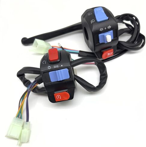 سكوتر صيني مقاوم للماء من الألومنيوم بمقبض الجانب الأيمن مفتاح فرامل الطبل + فرامل الطبل الأيسر مع مجموعة التحكم لنظام فرامل الطبل GY6 50cc 125cc 150cc in Kuwait