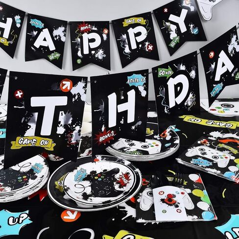 WERNNSAI Dinosaur Party Supplies Set - 137 PCS Watercolor Dinosaur Birthday Party Decoration for Girls Party Banners Balloons Plates Cups Napkins Tablecloth Cutlery Bags Tableware Set Serves 16 Guests in Kuwait