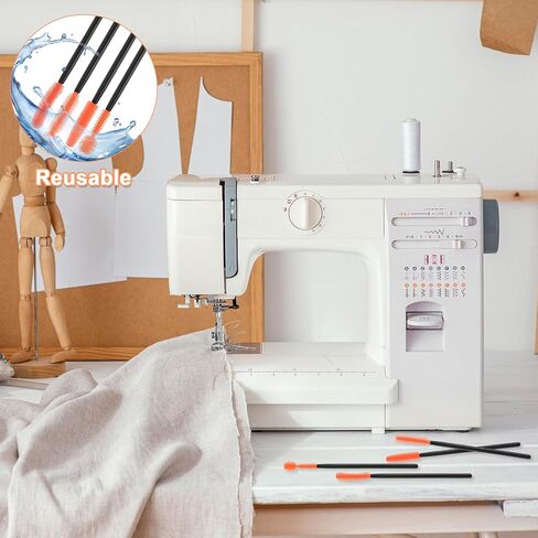 32pcs Sewing Machine Cleaning Brushes Sewing Machine Cleaning Kit 4 Styles Reusable Sewing Machine Cleaning Tools Sewing Machine Accessories Silicone Cleaning Brush in Saudi Arabia