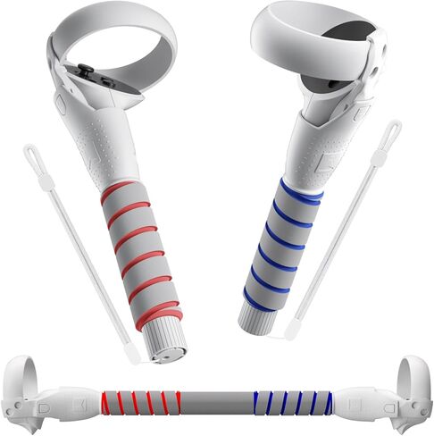3 in 1 Gorilla Tag Long Arms for Oculus Meta Quest 2 and Quest 3,Beat Saber Handles Attachment/Golf Club Extension Grips for VR Sticks Controller Accessories,Enhance VR Game Experience in Kuwait