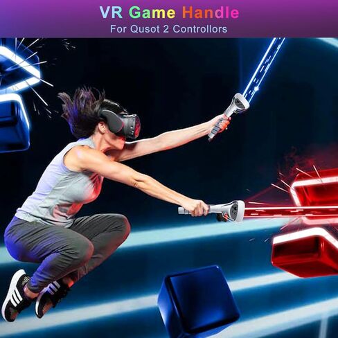 3 in 1 Gorilla Tag Long Arms for Oculus Meta Quest 2 and Quest 3,Beat Saber Handles Attachment/Golf Club Extension Grips for VR Sticks Controller Accessories,Enhance VR Game Experience in Kuwait