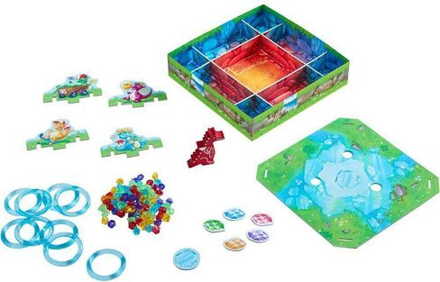 HABA Dragon's Breath - الفائز بجائزة Kinderspiel des Jahres (لعبة الأطفال لهذا العام) لعام 2018 - لعبة تجميع مثيرة للأطفال من 2 إلى 4 لاعبين من عمر 5 سنوات فما فوق in Saudi Arabia