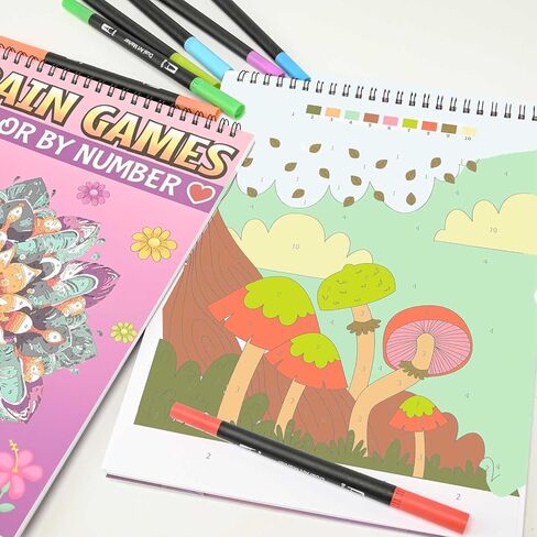 Bonream 3 Pack Mandalas Coloring Books for Adults,Unique Mandala Pattern for Relaxation, Adults Coloring Book Spiral Bound,Relaxing Coloring Books for Women in Kuwait