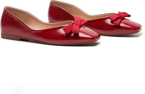C.Paravano Women's Flats | Ballet Flats | Leopard Print Shoes | Square Toe | Flats for Women Dressy Comfortable in Saudi Arabia