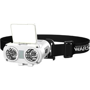 مصباح أمامي WARSUN قابل لإعادة الشحن، مصباح رأس COB LED بزاوية 90 درجة مع مستشعر حركة، 5 أوضاع وإضاءة رأس LED مقاومة للماء IPX5 للجري الليلي وصيد الأسماك وركوب الدراجات والتخييم in Kuwait