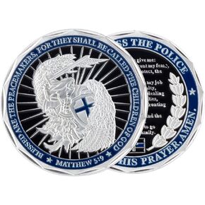 Artisan Owl Challenge Coin - St. Florian Patron Saint of Firefighters Symbol | Commemorative Collectible Coins | St. Florian Coin - 40x3 mm