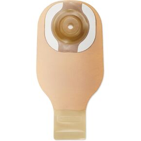 Premier Ostomy Pouch Drainable up to 2.125" Stoma 12"L 1pc System Beige 89511, 5 Ct