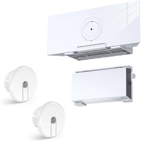 Mount for Starlink Mesh Router Gen 3 + StarLink Power Supply Brackets Holder V3 + 1-Inch Wall Bushing Internet Kit Satellite, Signal Integrity Space Saving, ABS Stability Wall Holder