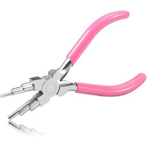 SPEEDWOX 6 in 1 Bail Making Pliers, Jewelry Bail Pliers, Wire Looping Pliers for 3mm to 9.9mm Loops and Jump Rings
