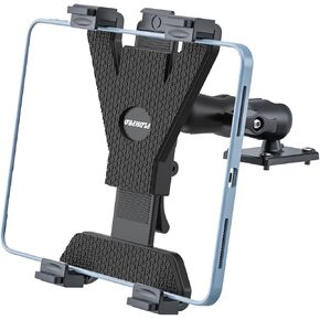 PLDHPRO Tablet Holder for Truck, Adjustable Tablet Mount Heavy Duty Drill Base Stand Compatible with iPad, Samsung Galaxy Tab and Other 7-12.9" Tablets for Desk Commercial Vehicles, Trucks