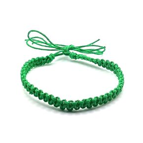 Bright Green Hemp Anklet Bracelet Adjustable for Women Men Teen Girls Handmade Beach Hemp Jewelry