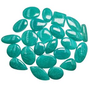 Larimar Loose Gemstones Wholesale Lot 100 Carat (3 to 5 Pcs) Natural Gemstone Cabochons for Jewelry Making,Wedding Gift, Healing Chakra, Wire Wrapping Crystals