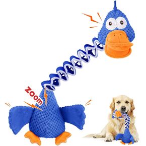 Suitable for Chewing Strong Dog Toys That，Busy Non Stop Chewer Dog Toys，Squeaky Interactive Dog Toys for Large Dogs, The，Small, Medium and Large Dogs - Hippo
