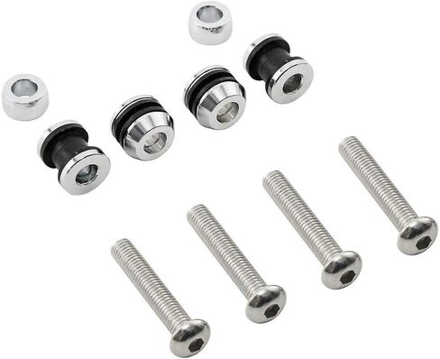 H-D Quick Release Docking Hardware Kit Fits For Harley Sportster XL Detachable Sissy Bar 2004-2020, chrome#5 in Kuwait