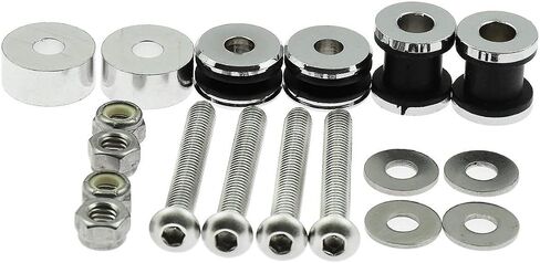 H-D Quick Release Docking Hardware Kit Fits For Harley Sportster XL Detachable Sissy Bar 2004-2020, chrome#5 in Kuwait