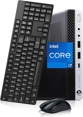 HP EliteDesk 800 G4 Mini Business Desktop PC, Intel Core i5-8500, 16 GB RAM DDR4, 512 GB SSD,with Mouse&Keyboard Windows 11 Pro (Renewed) in Kuwait
