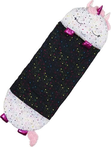 Happy Nappers: Pillow & Sleepy Sack: Medium - Rainbow Unicorn - 54 x 20, Plush Animal Character, 2-in-1 Pillow Sleeping Bag, Play, Kids Ages 3+ in Saudi Arabia