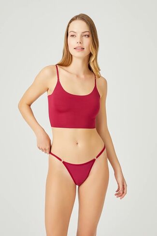 6 Piece Adjustable Cotton Thongs Sexy Underwear Pack Ladies Panties 100% Cotton Pack of Thongs G String in Saudi Arabia