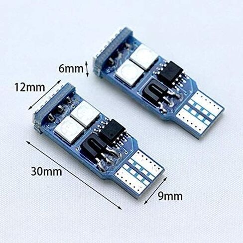 194 W5W 168 RGB T10 مصباح LED مع أضواء جو التحكم عن بعد للسيارة الداخلية / الخريطة / القبة / الباب / لوحة الترخيص أضواء مجاملة 4-حزمة in Kuwait
