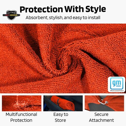 Seat Armour - Red Towel Seat Cover for Corvette C8 in Saudi Arabia