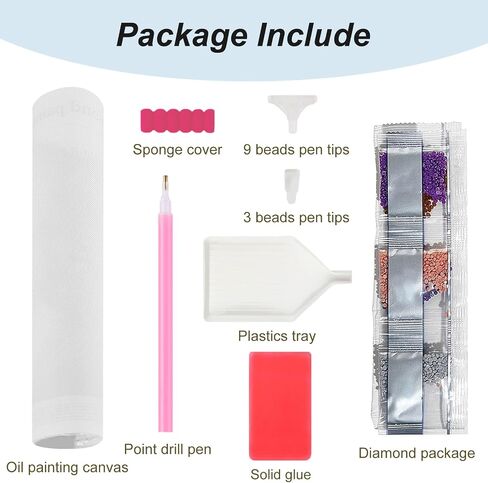 SJUTOUCI Diamond Painting Kits for Adults, Cat in Flower Diamond Art Kits for Beginners, 5D DIY Diamond Bead Dot Art, Full Drill Round Gem Craft Home Decor 12x16 inch in Saudi Arabia