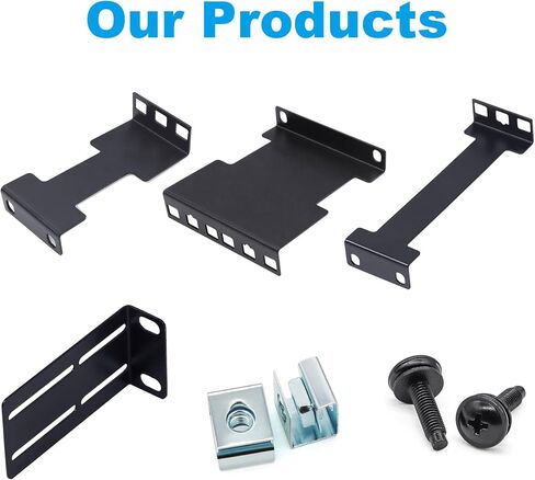 Aiwaiufu Server Rack Depth Extender, 1U Recessed Rack Extender Deep Mount Adapter Kit for Network Rack in Kuwait