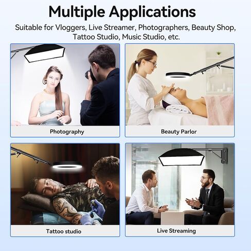 Takerers Ring Light Wall Mount, 5.9ft /71 inch Wall Ring Light Mount,180º Flexible Rotation,Triangle Boom Arm with 3/8 & 1/4 Screw for Photography Light, Monolight, Softbox, Umbrella, Reflector in Saudi Arabia