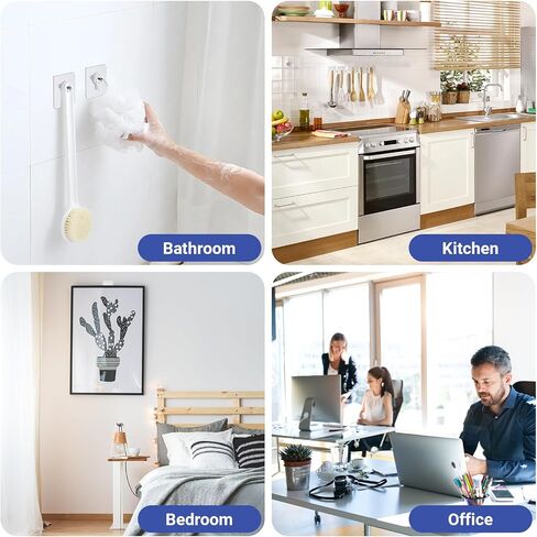 Picture Hangers Without Nails, Nail Free Wall Hangers,20 Counts Adhesive Wall Hooks for Hanging with Waterproof and Oilproof,13 lbs Load Max in Saudi Arabia