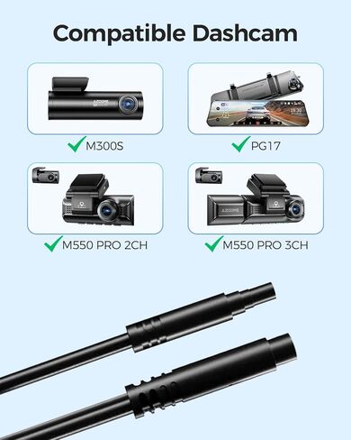 AZDOME 20ft Extension Cable 6 Pin M550 Rear Camera in Saudi Arabia