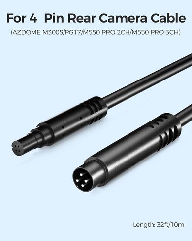 AZDOME 20ft Extension Cable 6 Pin M550 Rear Camera in Saudi Arabia