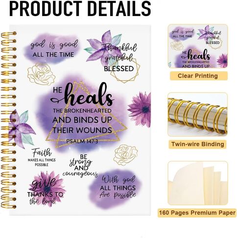 God Says You Are Funny Black Golden Spiral Notebook, Christmas Prayer Journal Gifts, Positive Affirmations Notebook Gifts, Christian Religious Gifts for Coworker Family Boss Friend in Kuwait