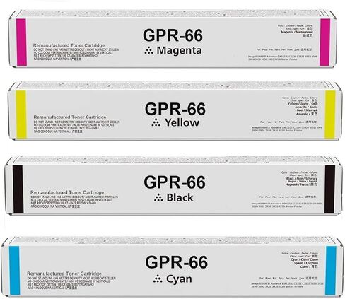 GPR-53 GPR53 Toner Cartridge High Yield Replacement for Canon GPR53 Toner ImageRunner Advance C3325i C3330i C3525i C3530i C3025i C3725i C3730i C3826i C3830i C3835i Printer (Black Cyan Magenta Yellow) in Saudi Arabia