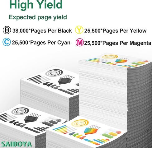 GPR-53 GPR53 Toner Cartridge High Yield Replacement for Canon GPR53 Toner ImageRunner Advance C3325i C3330i C3525i C3530i C3025i C3725i C3730i C3826i C3830i C3835i Printer (Black Cyan Magenta Yellow) in Saudi Arabia