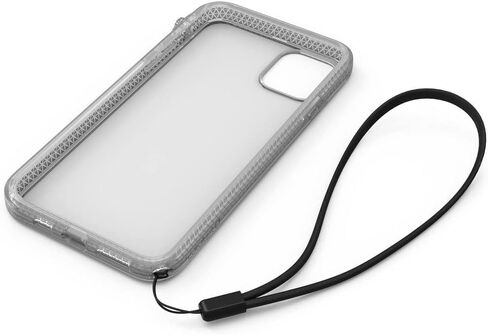 Catalyst - Case for iPhone 11 Pro Case with Clear Back, Heavy Duty 10ft Drop Proof, Truss Cushioning System, Rotating Mute Switch Toggle, Compatible with Wireless Charging, Lanyard Included - Clear in Kuwait