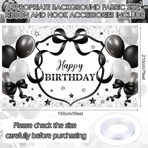 6 x 3.6 Ft Coquette Happy Birthday Banner Pink Bow Birthday Decorations Birthday Party Photography Backgrounds Pink Bachelorette Decor Glitter Balloon Sign for Girls Cute Coquette Supplies in Saudi Arabia
