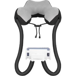 MoKo Neck Phone Holder, Lazy Gooseneck Phone Pillow Holder Bracket, 360° Rotate Phone Tablet Stand for 4"-11" Device, fits iPhone 16/Pro/Pro Max/Plus, iPhone 15/Pro/Pro Max/Plus, iPhone 14/Pro/Pro Max