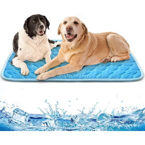 Dog Cooling Mat - Latest Thicken Self Cooling Mat for Small Medium Large Dogs,Easy Washable,Water Absorption Top,Materials Safe,