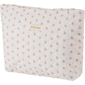 Makeup Cosmetic Bag ,Cotton Large Travel Organizer Toiletry Bag for Women for Toiletries Accessories Brushes