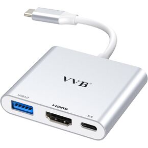 USB C Docking Station Dual Displayport Monitor Adapter for Dell/HP/Lenovo Laptop, Laptop Docking Station 3 Monitors Quadruple Display with 4K HDMI+2 DP+VGA USB-C Hub, USB C Dock to 100W PD+3USB