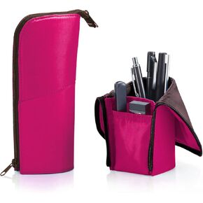 KOKUYO Neo Critz Pen Case, Regular Size, Pink x Brown, Japan Import (F-VBF180-4)