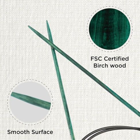 KnitPro Dreamz Fixed Circular Needles 16" (40cm) | US Size 11 (8mm) in Saudi Arabia