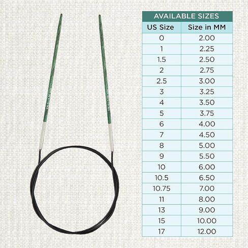 KnitPro Dreamz Fixed Circular Needles 16" (40cm) | US Size 11 (8mm) in Saudi Arabia