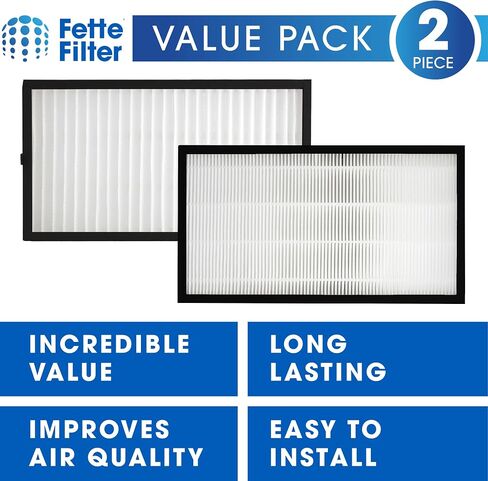 Pack of 2 DXVC3902 Air Filtration System Medium Efficiency Replacement Filter Compatible with DeWALT DWXAF101 Air Filtration System Dust Collector Replaces Part # DXVC3902 (2QTY) in Kuwait