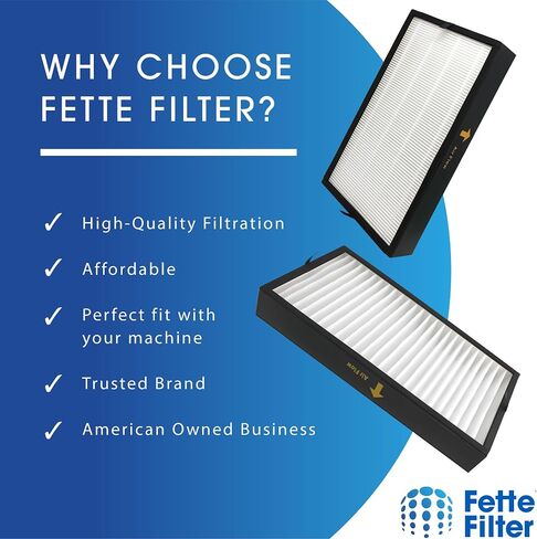 Pack of 2 DXVC3902 Air Filtration System Medium Efficiency Replacement Filter Compatible with DeWALT DWXAF101 Air Filtration System Dust Collector Replaces Part # DXVC3902 (2QTY) in Kuwait