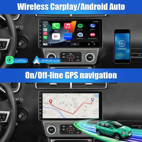 4GB+64GB Car Radio for Chevy Camaro 2010 2011 2012 2013 2014 2015, Android 13 Head Unit Upgrade Support WiFi Bluetooth 4G Online GPS Navigation Wireless CarPlay Android Auto and Free Rear Camera in Saudi Arabia