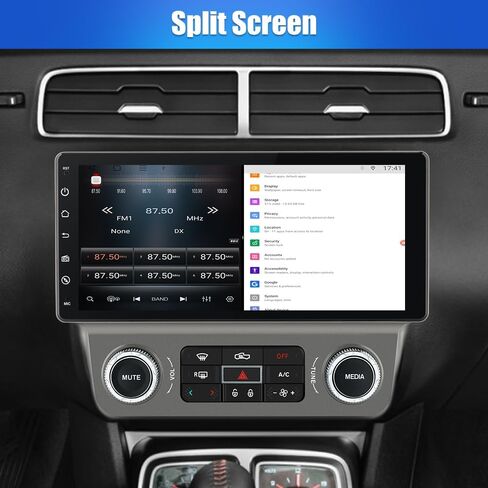 4GB+64GB Car Radio for Chevy Camaro 2010 2011 2012 2013 2014 2015, Android 13 Head Unit Upgrade Support WiFi Bluetooth 4G Online GPS Navigation Wireless CarPlay Android Auto and Free Rear Camera in Saudi Arabia